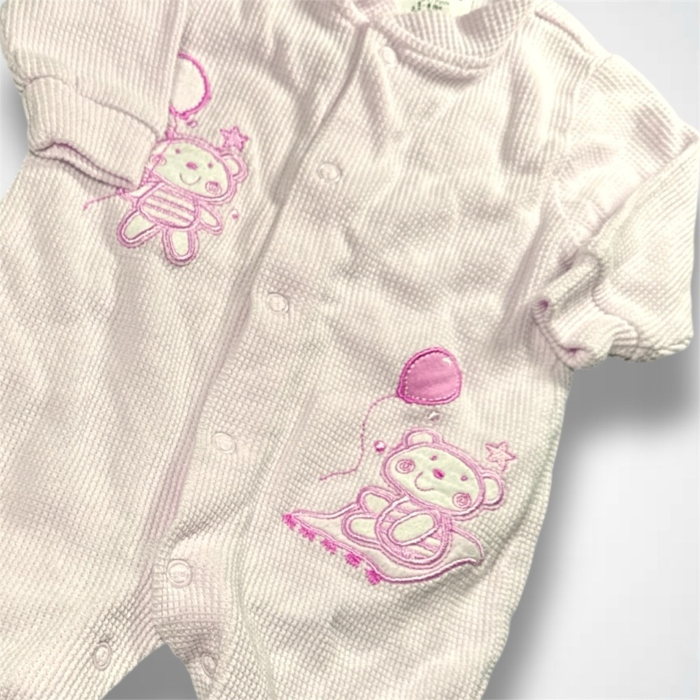 4/$20 Snugabye Long Sleeve Pink Sleeper - Picture 2 of 4